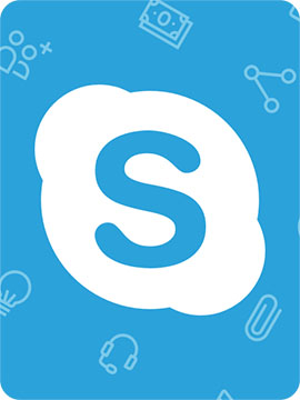 Карта оплаты Skype 10 долл.