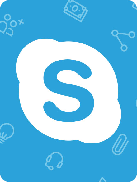 Карта оплаты Skype 10 долл.